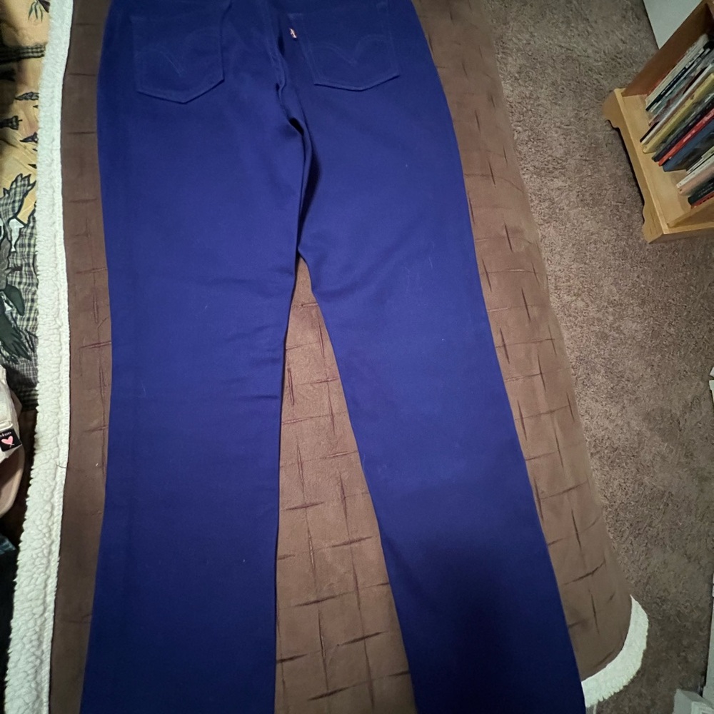 Levi's Straight-Leg Pants in Royal Blue